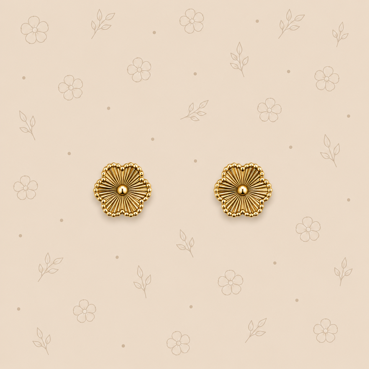 Boucle oreille Océane (doré)