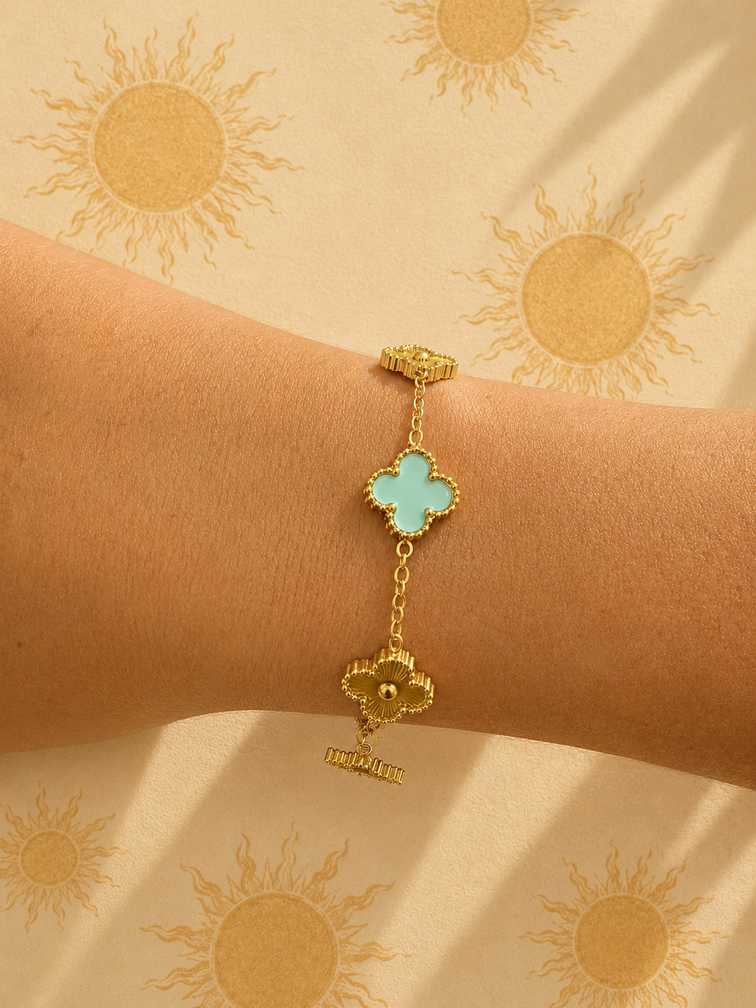 Bracelet tendance ( vert d’eau )