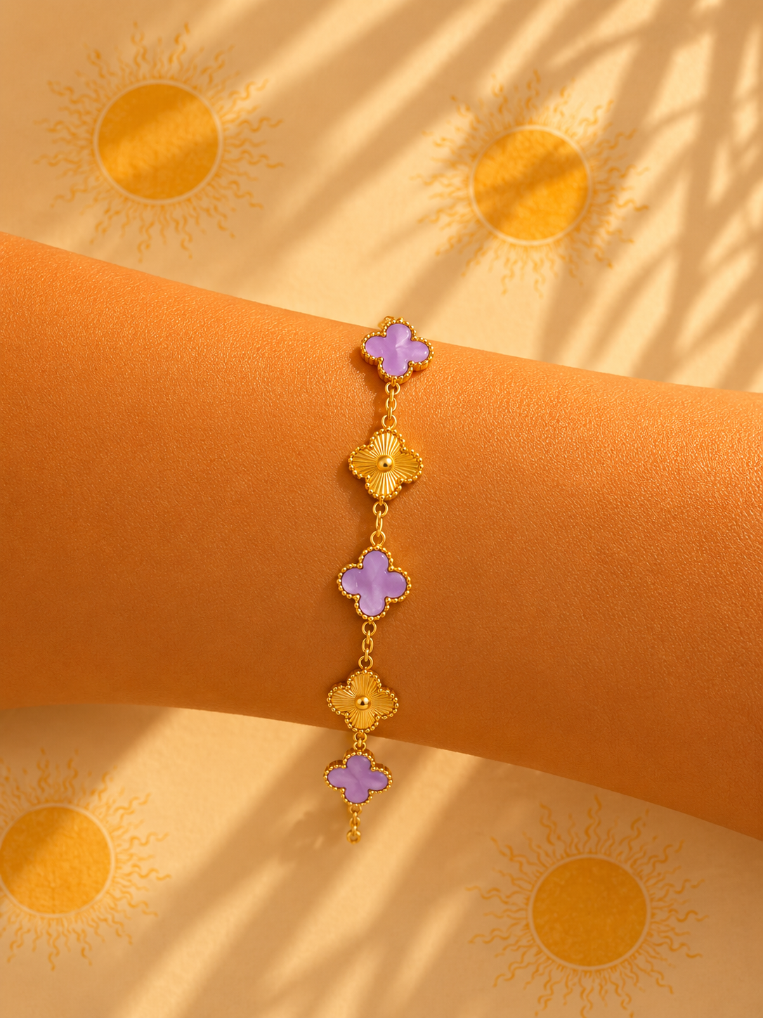 Bracelet tendance (parme)