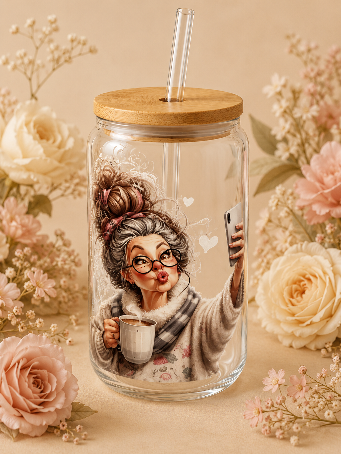 Verre selfie