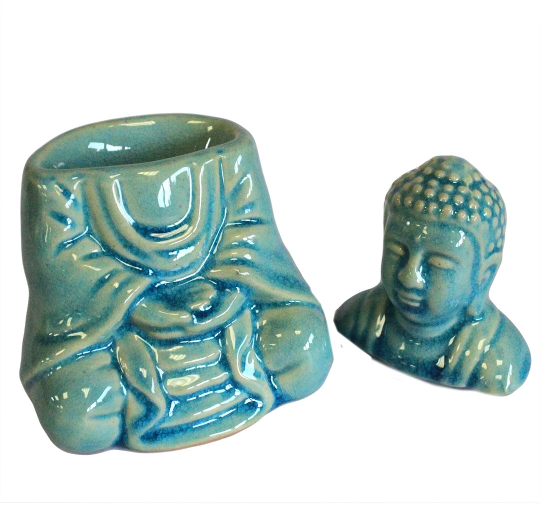Brûleur à huile Bouddha assis