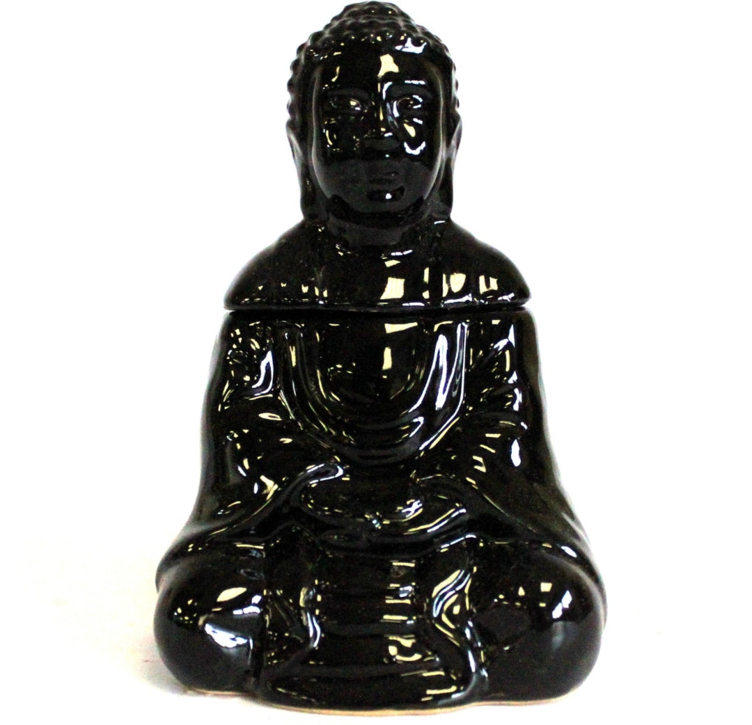 Brûleur à huile Bouddha assis