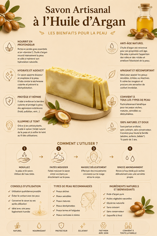Savon à l’huile d’argan