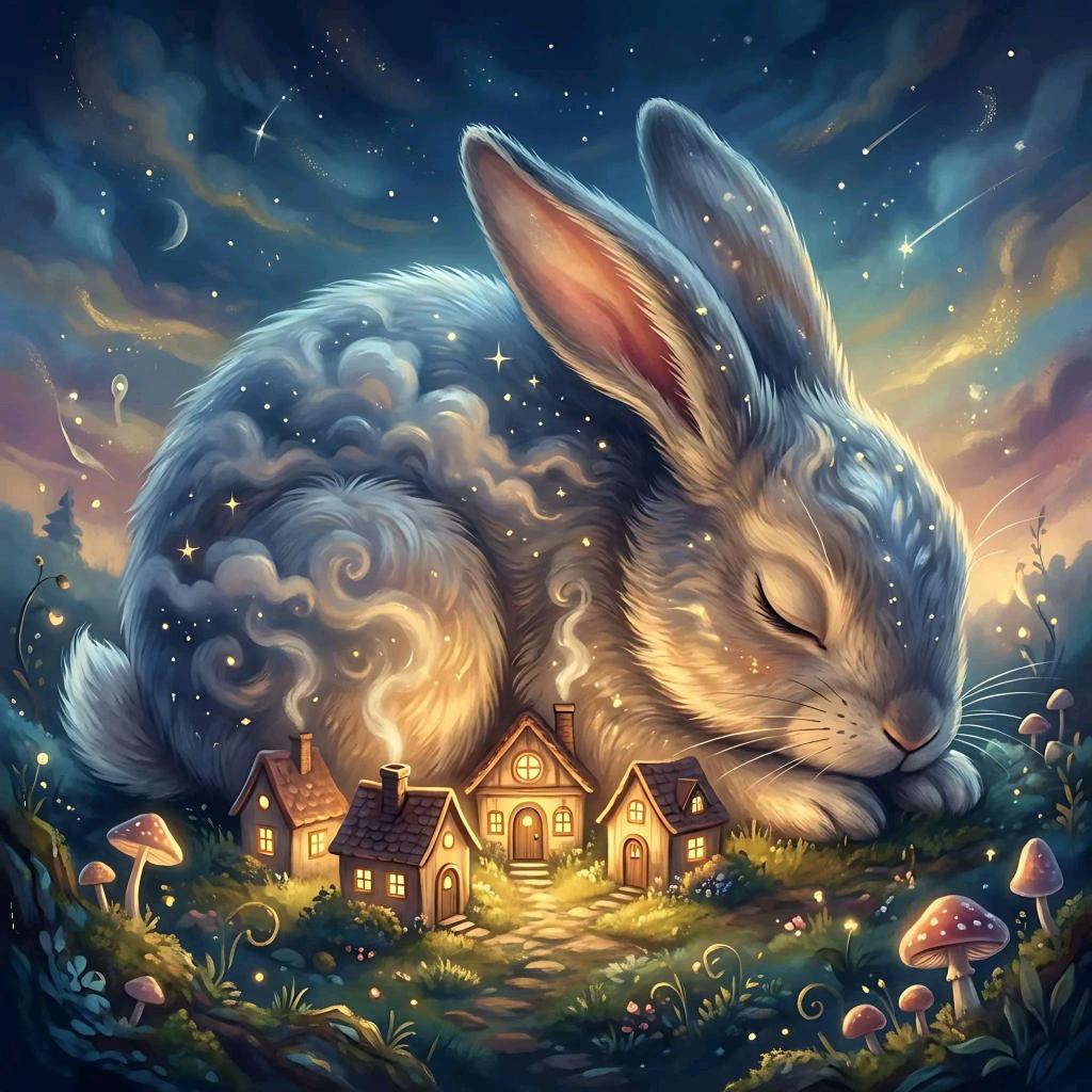 Le rêve du lapin étoilé