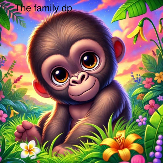 Regard Curieux de la Jungle