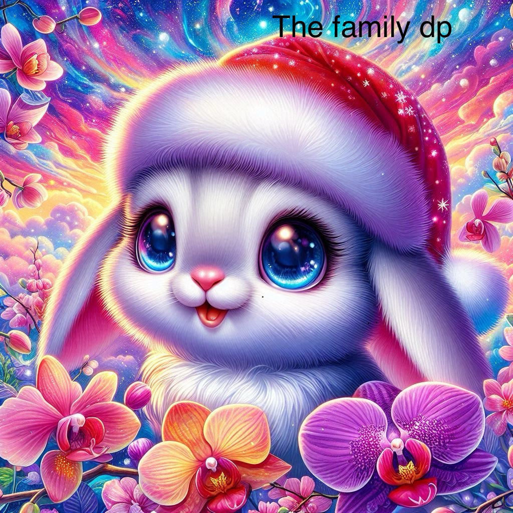 Bébé lapin de Noël