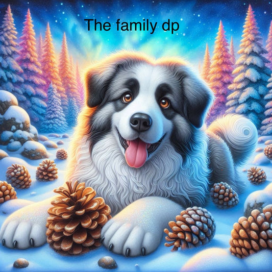 Patte de neige joyeuse