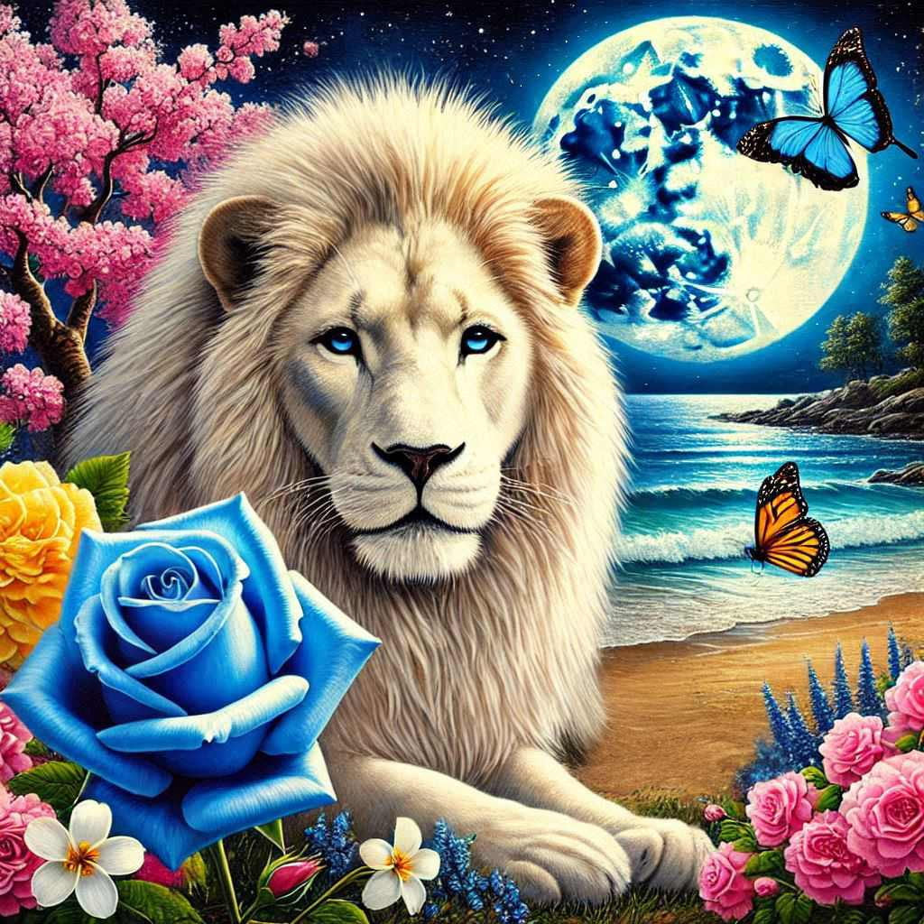 Le lion de la lune