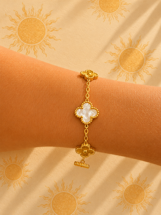 Bracelet tendance (blanc)