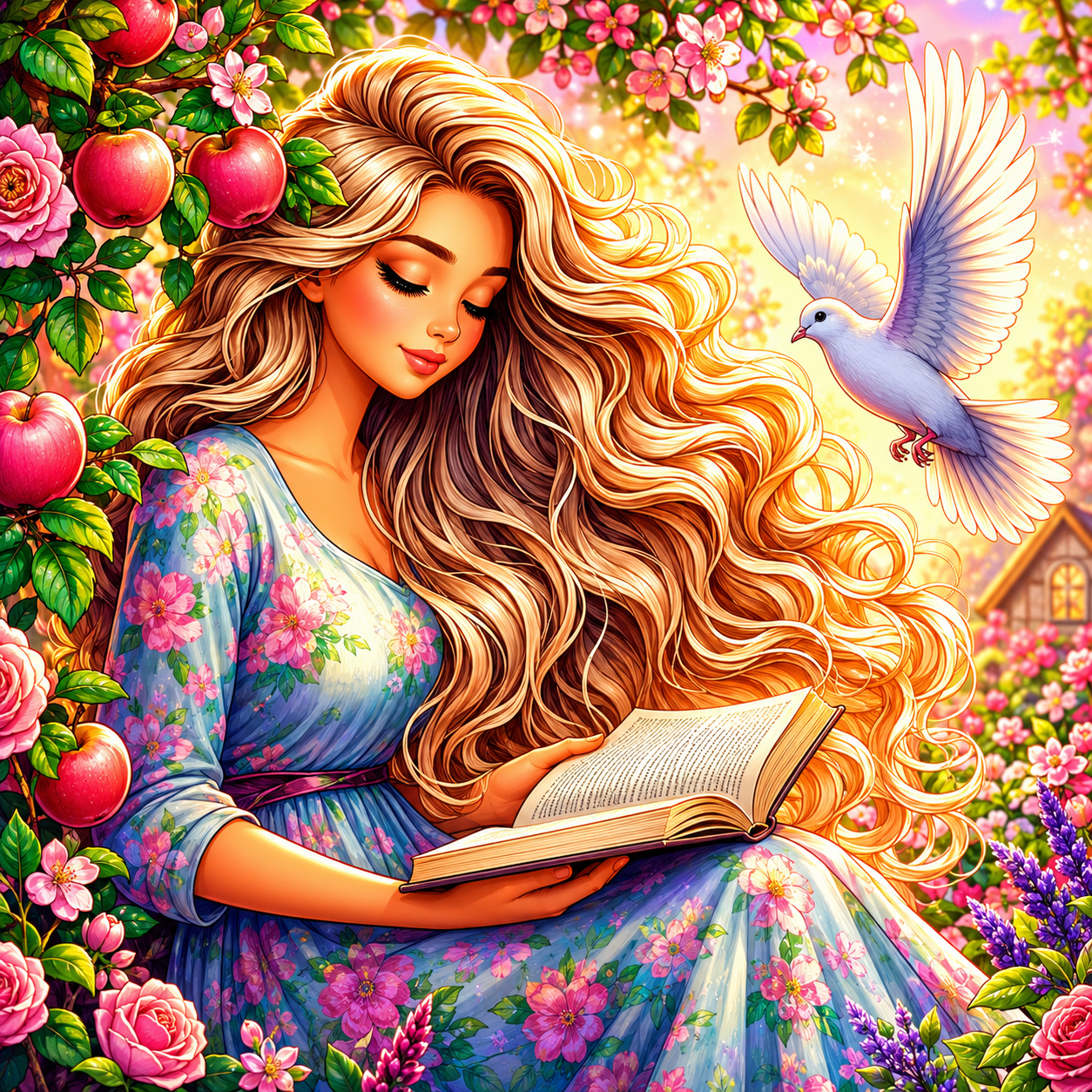 Lecture au printemps