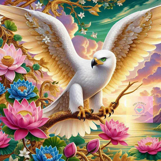 L'aigle du lotus céleste